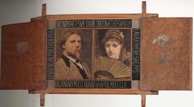Alma-Tadema, Sir Lawrence Self-Portraits of Lawrence Alma-Tadema and Laura Theresa Epps (mk23) China oil painting art